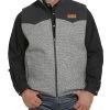 Cinch Men's Big And Tall Wooly Vest