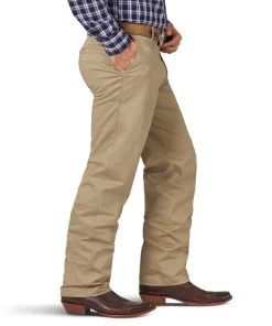 Wrangler Men's Casual Relaxed Fit Flat Front Khaki Pant -Ariat Store products 00096KH BS01 SWBB PRD