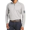Ariat Men's Flame Resistant Combat Stretch Patriot Quarter Zip Shirt