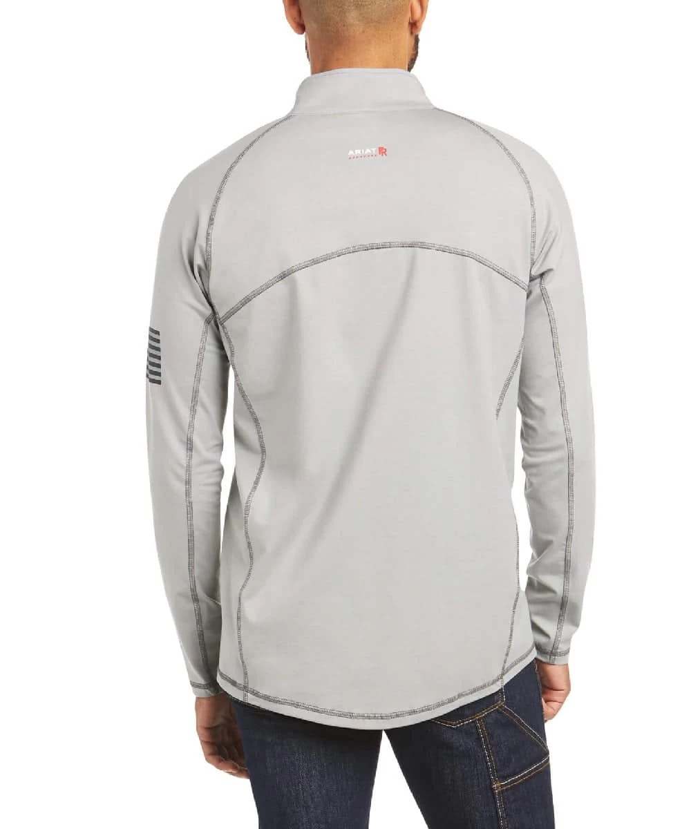 Ariat Men's Flame Resistant Combat Stretch Patriot Quarter Zip Shirt 2 Ariat Men's Flame Resistant Combat Stretch Patriot Quarter Zip Shirt - Image 2