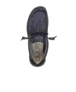 Hey Dude Men's Carbone Wally Woven Shoe -Ariat Store products 110394300 WALLY WOVEN CARBON top