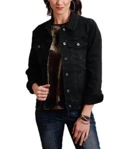 Roper Women's Black Denim Jacket