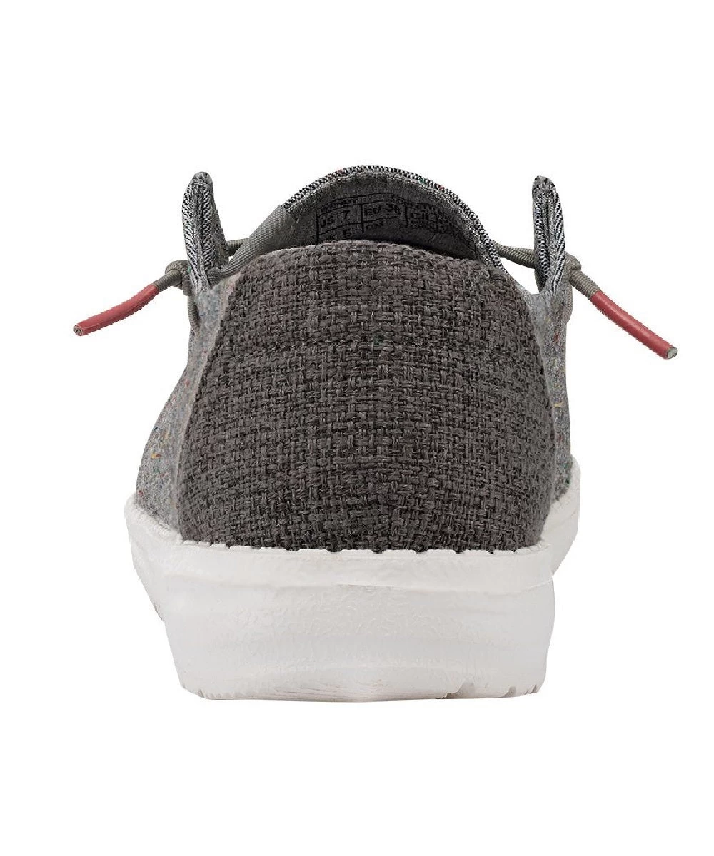 Hey Dude Women's Black Confetti Wendy Canvas Shoe 3 Hey Dude Women's Black Confetti Wendy Canvas Shoe - Image 3