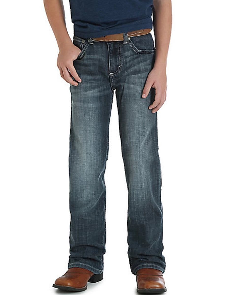 Wrangler Boys' 20X No. 42 Glasgow Vintage Slim Fit Bootcut Jean 1 Wrangler Boys' 20X No. 42 Glasgow Vintage Slim Fit Bootcut Jean