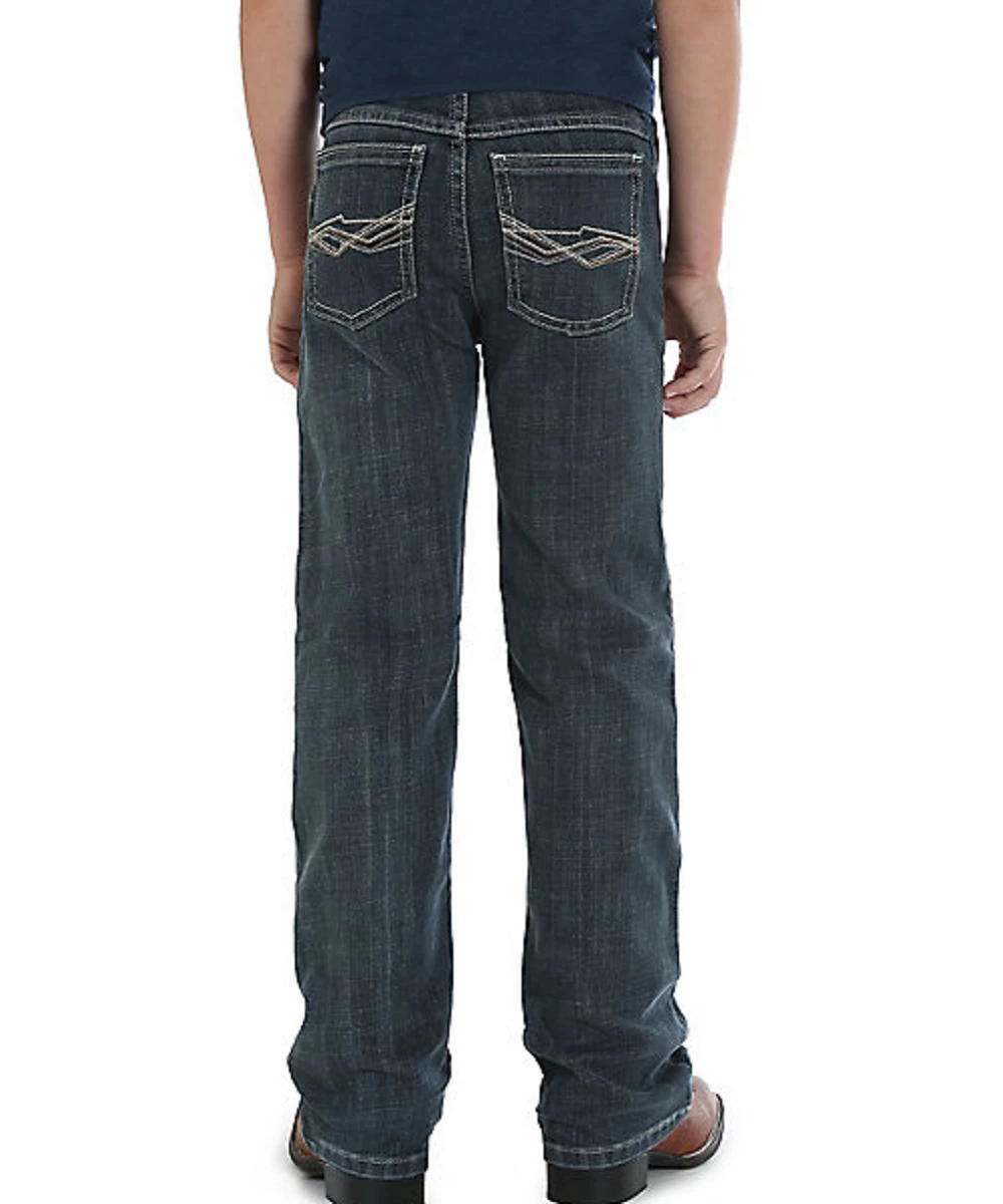 Wrangler Boys' 20X No. 42 Glasgow Vintage Slim Fit Bootcut Jean 2 Wrangler Boys' 20X No. 42 Glasgow Vintage Slim Fit Bootcut Jean - Image 2