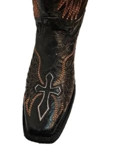 Corral Women's Black Wings And Cross Inlay Boot -Ariat Store products A3797 toe a