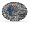 Montana Silversmiths Desert Moon Cactus Buckle