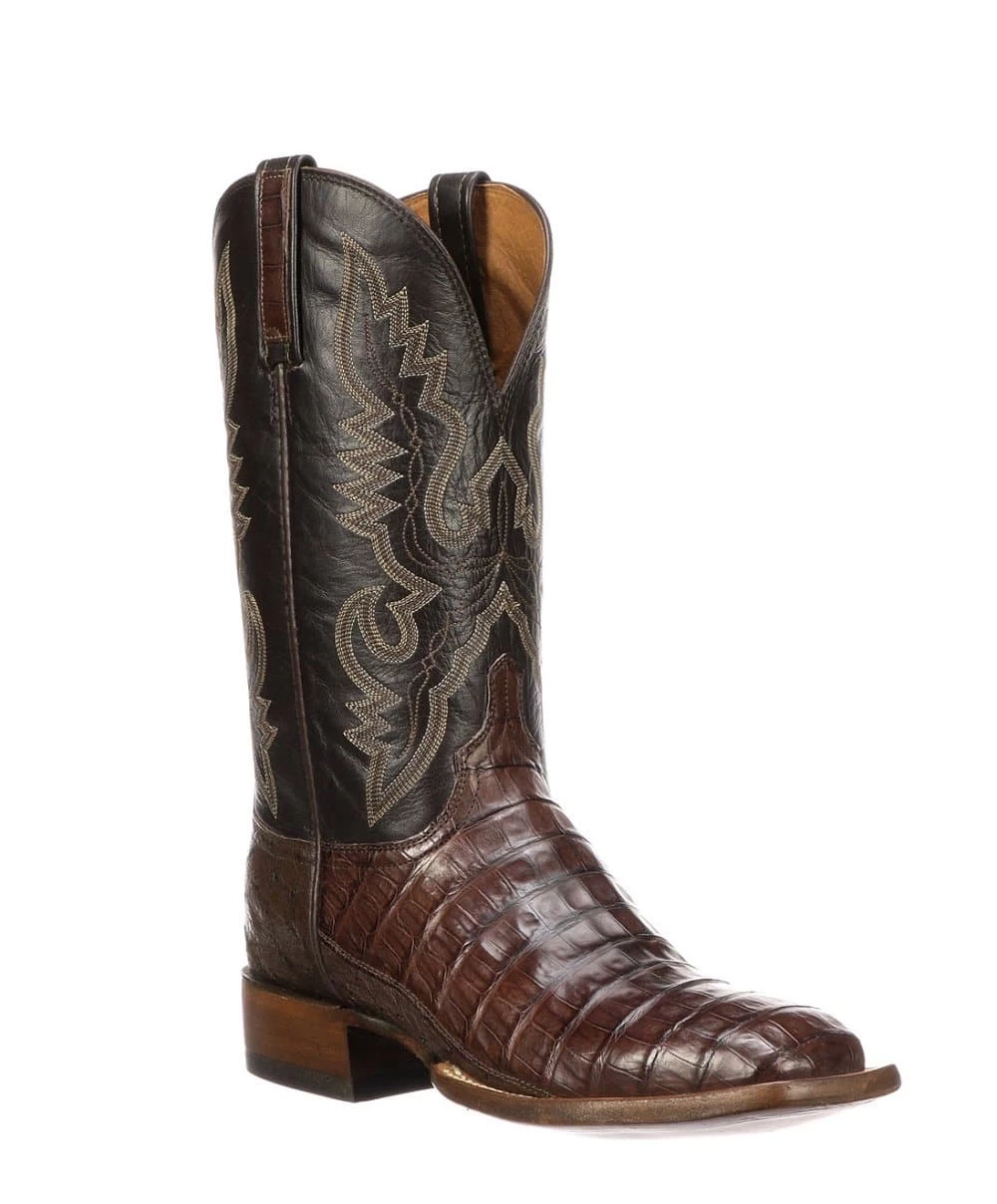 Lucchese Men's Trent Caiman Tail Boot 1 Lucchese Men's Trent Caiman Tail Boot