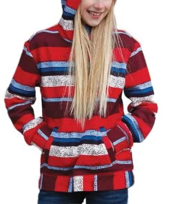 Cruel Girl Girls' Striped Hoodie