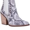 Dingo Women's Stay Sassy Natural Snake Bootie