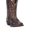 Dan Post Girls' Starlett Square Toe Leather Boot