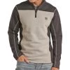 Rock & Roll Cowboy Men's Flame Resistant Quarter Zip Pullover