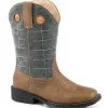 Roper Youth Vintage Blue Shaft Square Toe Boot