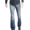 Rock & Roll Cowboy Men's Pistol Boot Cut Jean