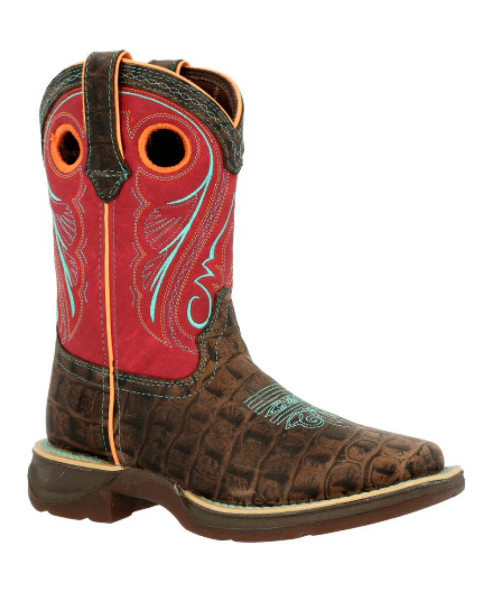 Durango Kids' Lil' Rebel Little Kids' Gator Embossed Boot 1 Durango Kids' Lil' Rebel Little Kids' Gator Embossed Boot