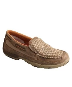 Twisted X Women's Basket Weave Slip On Driving Moc