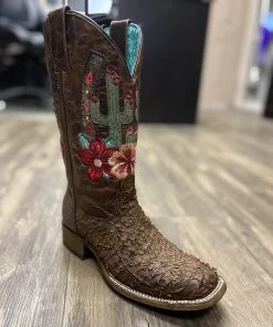 Corral Women's Brown Fish Embroidered Boot