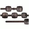 M&F Western Women's Copper Concho Belt