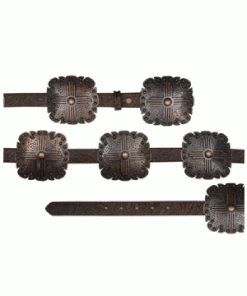 M&F Western Women's Copper Concho Belt