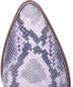 Dingo Women's Stay Sassy Natural Snake Bootie -Ariat Store products di118 toe 1