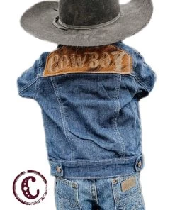 The Whole Herd Boys' Cowboy Denim Jacket