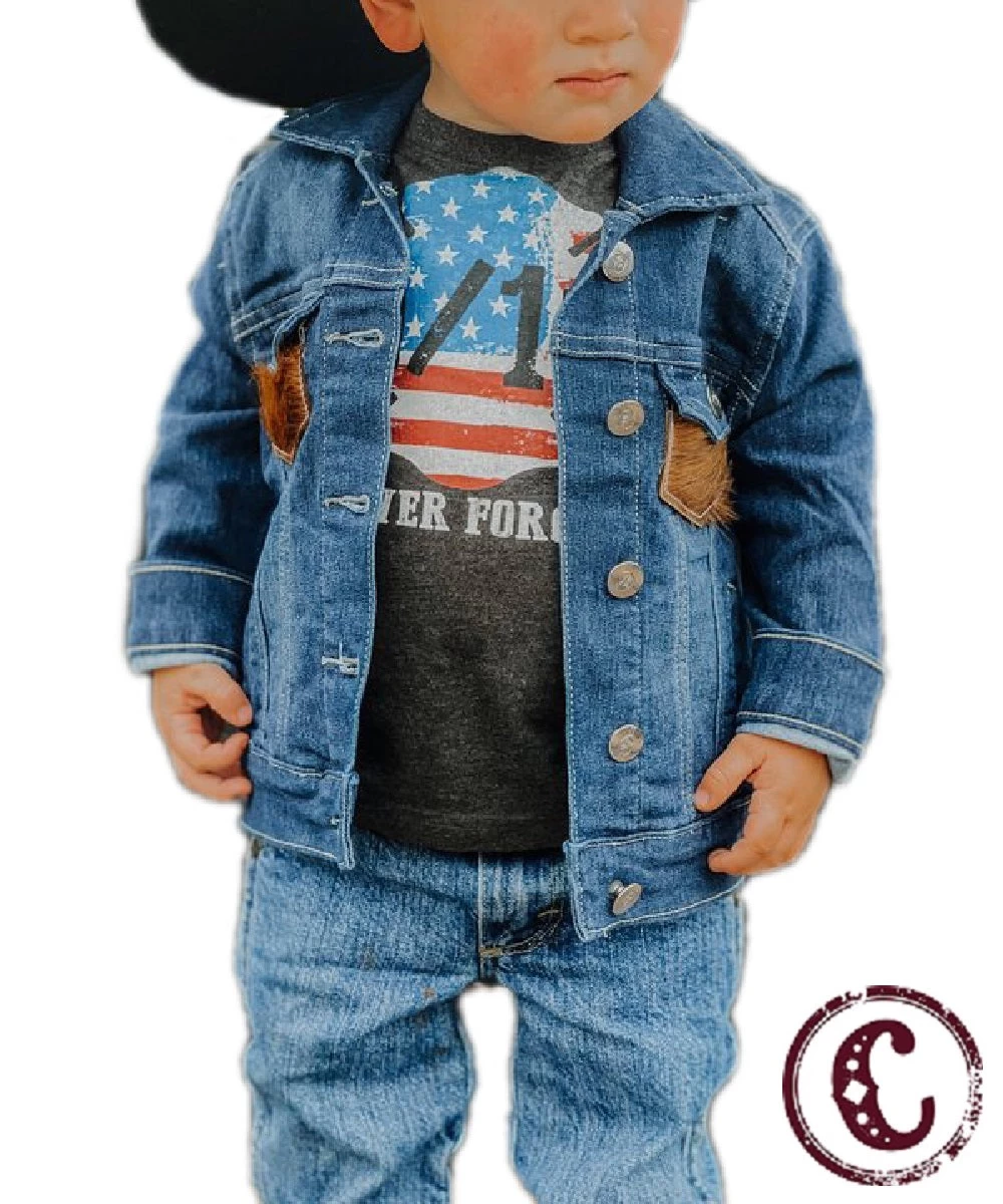 The Whole Herd Boys' Cowboy Denim Jacket 2 The Whole Herd Boys' Cowboy Denim Jacket - Image 2