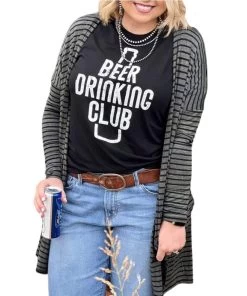 Texas True Threads Striped Suzy Cardigan